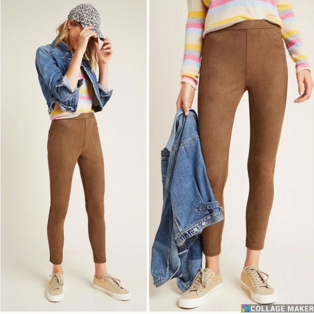 Anthropologie x Sanctuary Mona Suede Leggings - Picture 8 of 13